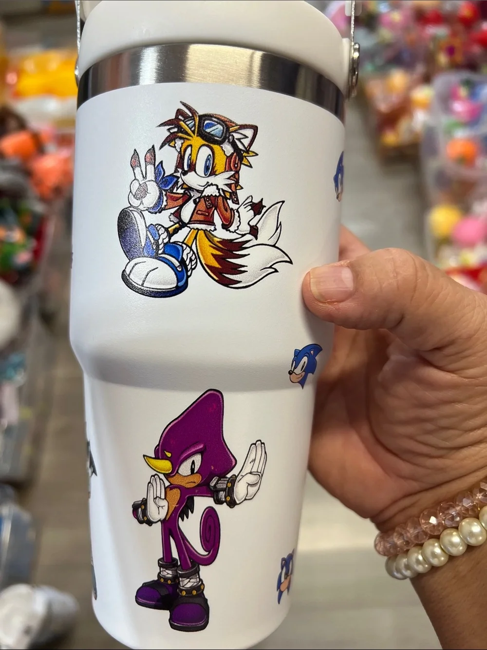 Party Tumbler with Sonic Characters